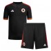 Billige AS Roma Lorenzo Pellegrini #7 Børnetøj Tredjetrøje til baby 2023-24 Kortærmet (+ korte bukser)
